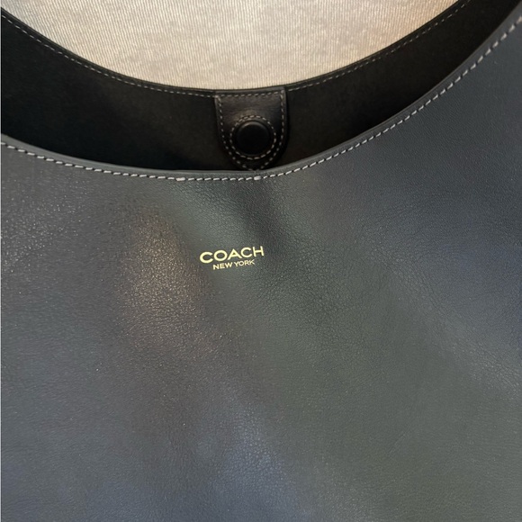 Coach Brooklyn SB 39 Black Leather Hobo Bag - Picture 2 of 8